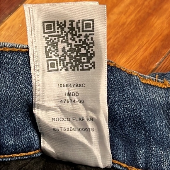 ⭐️ New True Religion Rocco Flap Relaxed Skinny Jeans Size 30/35 Long - Picture 4 of 10